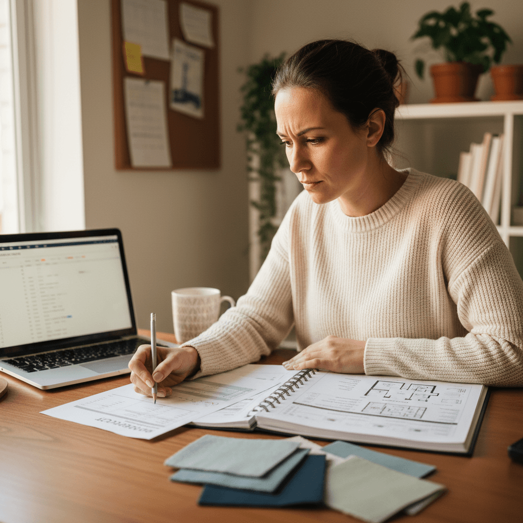 Project coordination showing timeline management and planning